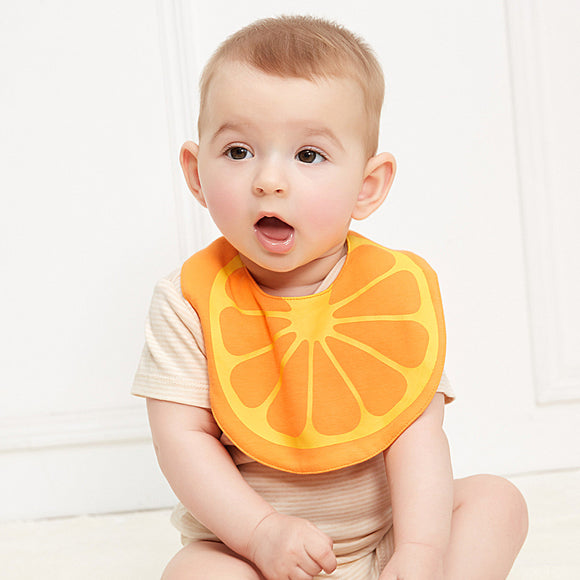 Babero Doble con Bolsillo para Bebé - Toalla Absorbente de Algodón