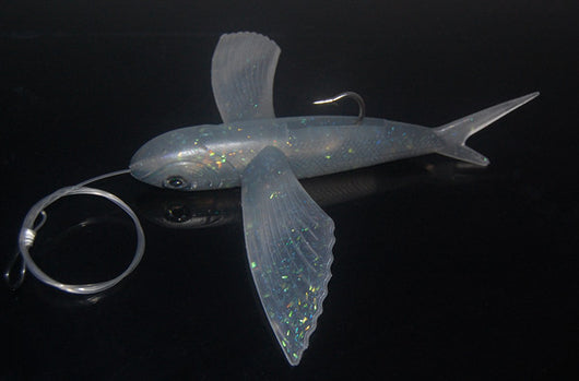 Señuelo Pez Volador Azul Gris para Pesca de Aguas Profundas - Image 10