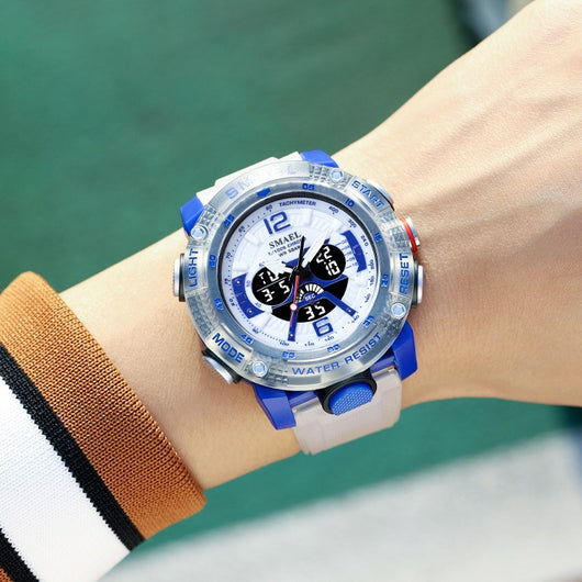 Reloj Deportivo Multifuncional con Luz Nocturna para Hombre