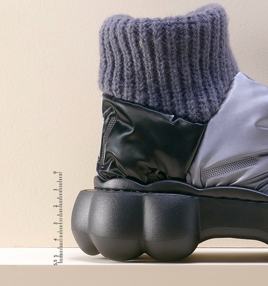 Pantuflas de Tacón Grueso en Algodón Premium para Exterior - Image 13