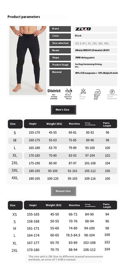 Pantalones de Buceo Térmicos con Corte Split - Image 11