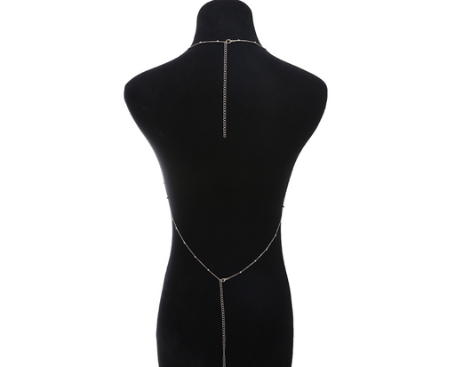 Cadena Corporal Sexy con Diamantes y Borlas - Accesorio de Playa Elegante - Image 4