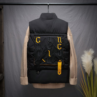 Chaleco de Algodón Acolchado para Hombre - Cuello Alzado Invierno - Image 11