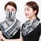 Pañuelo de seda protector solar para cuello y escote