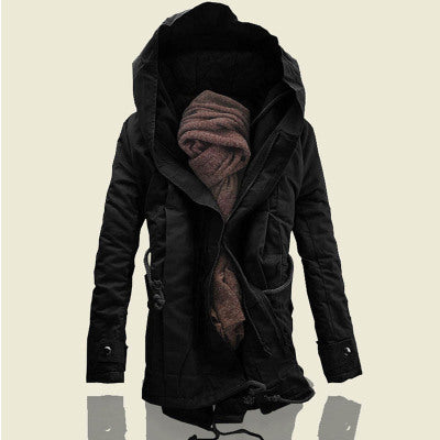Chamarra Hoodie Suelta Gruesa de Largo Medio - Estilo Europeo y Americano