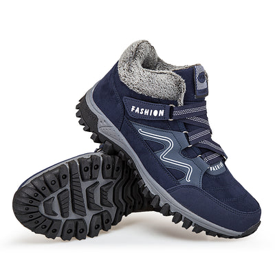 Zapatos de Algodón para Mujer con Forro de Terciopelo Cálido para la Nieve - Image 11