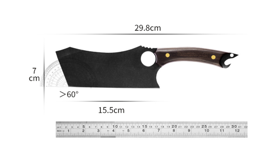 Cuchillo Táctico Multiusos de Titanio Negro para Cocina - 5 Funciones - Image 12