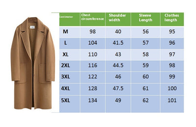 Abrigo Reversible de Lana para Mujer Otoño e Invierno - Image 9