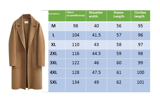 Abrigo Reversible de Lana para Mujer Otoño e Invierno - Image 9