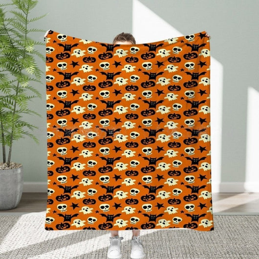 Manta de Franela con Diseños Estampados de Halloween - Image 10