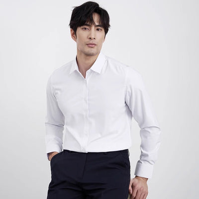 Camisa Ejecutiva Vino para Hombre - Corte Moderno y Sofisticado - Image 7