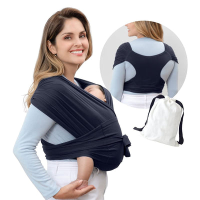 Fular Portabebé de Algodón Cruzado - Carga Frontal Ergonómica - Image 12
