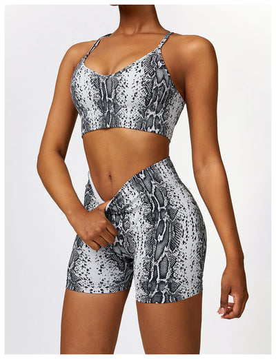 Traje de Yoga Estampado Camuflaje sin Costuras - Image 13