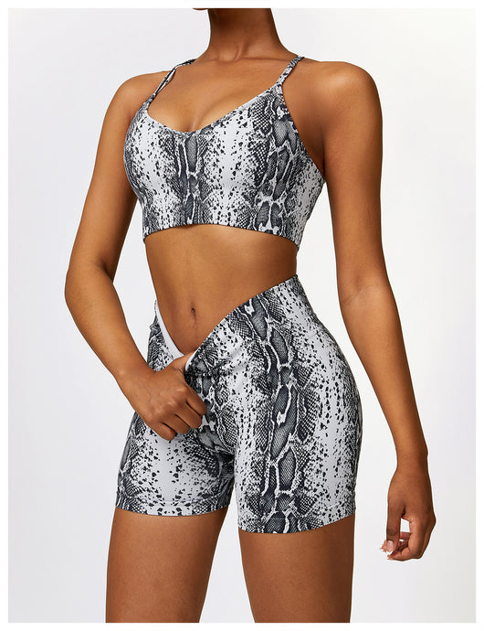 Traje de Yoga Estampado Camuflaje sin Costuras - Image 13