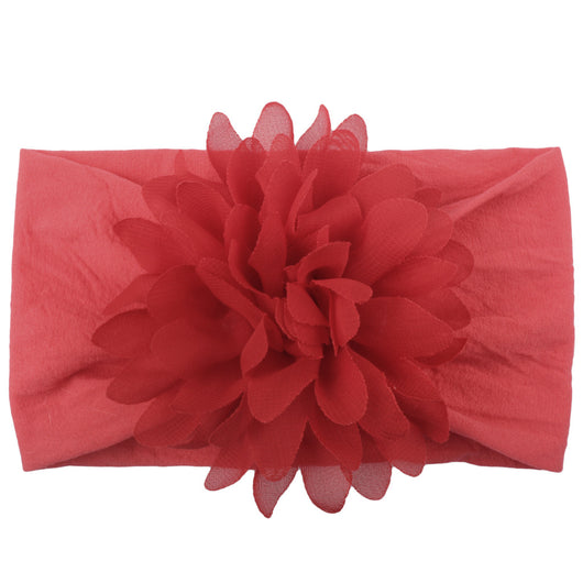 Diadema Floral de Gasa para Bebé - Accesorio Princesa Elegante - Image 16