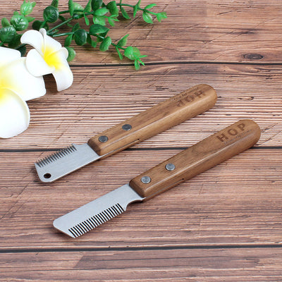 Peine Deslanador Profesional con Mango de Madera para Perros Terrier - Image 8