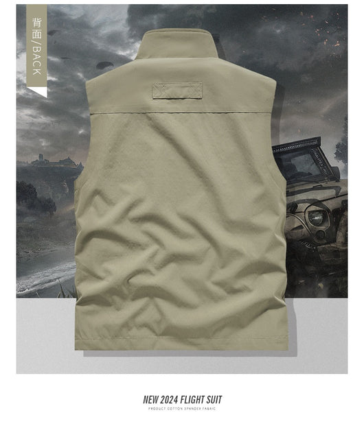 Chaleco de Fotografía y Pesca con Múltiples Bolsillos para Hombre - Image 20