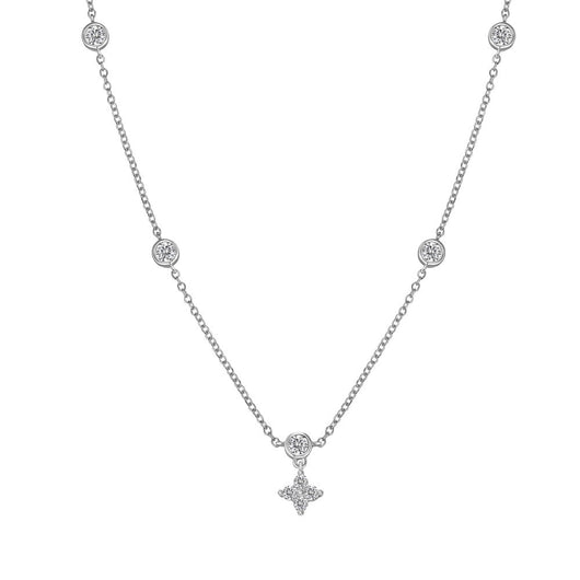 Collar y Pulsera de Plata Esterlina 925 Diseño Estrellado con Zirconia para Mujer - Image 5