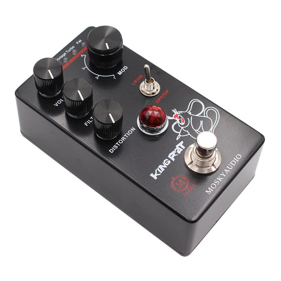 Pedal de Distorsión KING RAT - Efecto Guitarra Profesional de Alto Impacto