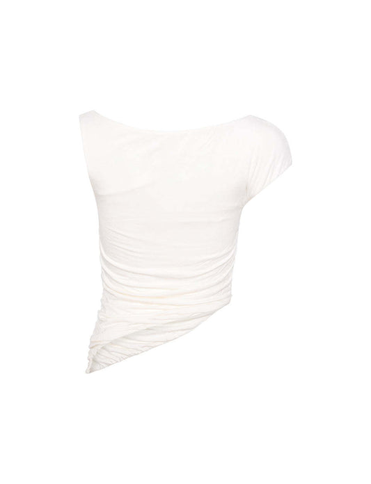 Blusa Básica de Color Sólido para Mujer - Image 2