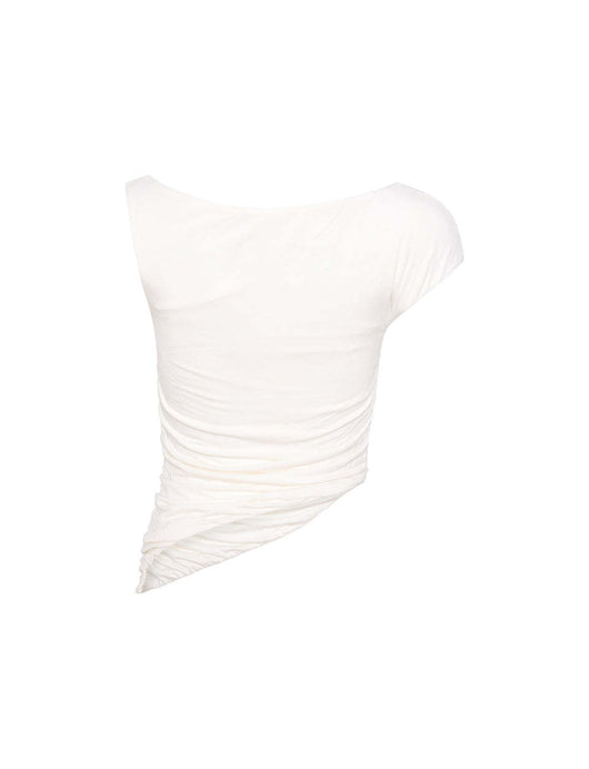 Blusa Básica de Color Sólido para Mujer - Image 2