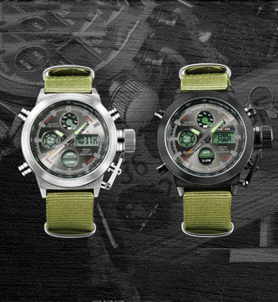 Reloj Deportivo Militar Hombre Lujo - Analógico Digital LED - Image 17