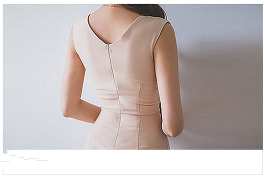 Vestido Ejecutivo Ajustado sin Mangas - Estilo Celebridad Elegancia Profesional - Image 16