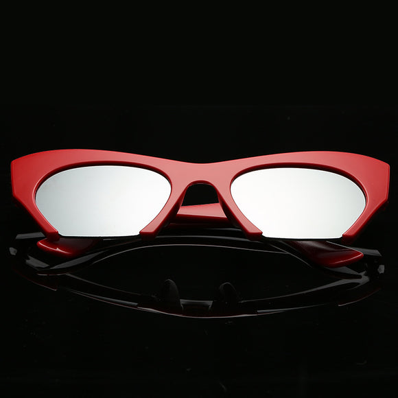 Gafas de Sol Estilo Cat-Eye con Borde Decorativo