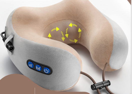 Almohada Masajeadora U Cervical Multifuncional para Cuello y Hombros