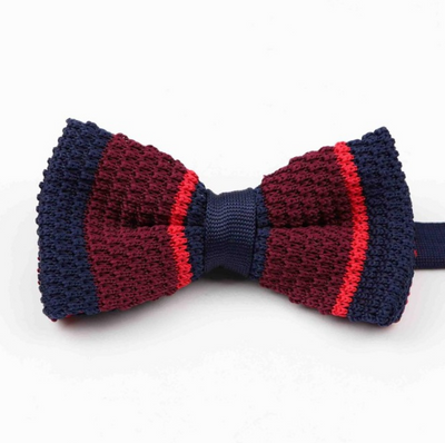 Corbata Mariposa Tejida Ajustable Doble Capa - Diseño Moderno Unisex - Image 37