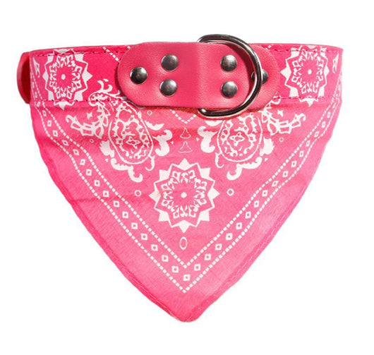 Collar bandana absorbente con patrón triangular para perros pequeños - Image 9