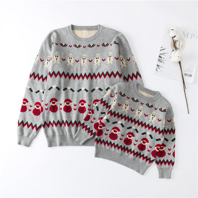Suéter Familiar Año Nuevo Mamá e Hija - Tejido Coordinado - Image 2