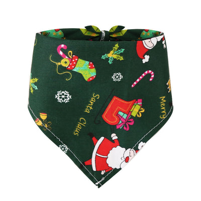 Vestido Navideño de Algodón para Mascotas con Pañoleta Triangular - Image 5