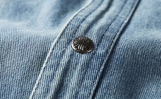 Camisa Denim Slim Fit de Manga Larga para Hombre - Image 13