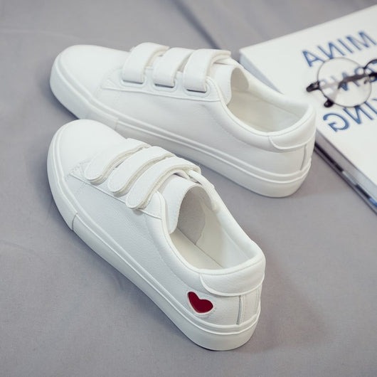 Tenis Escolares Blancos Estilo Coreano - Image 16
