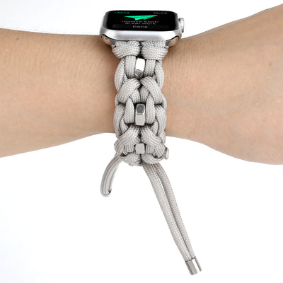 Correa Apple Watch Nylon Premium con Trenzado de Cordón Paraguas - Image 9