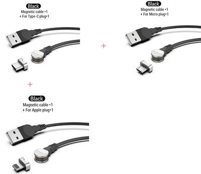 Cable de Carga Magnético Rotativo 3 en 1 - Compatible con Android, iPhone y USB-C - Image 8