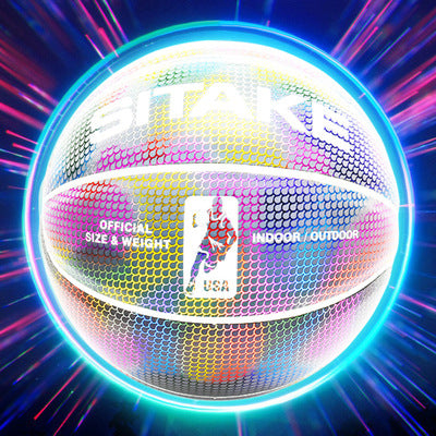 Balón de Baloncesto Reflectante Luminoso