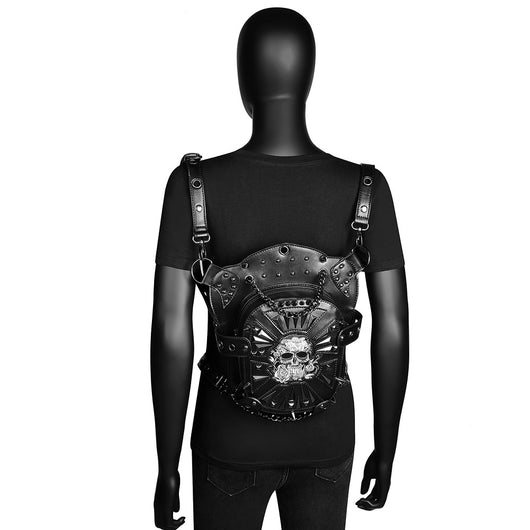Bolso Bandolera Punk Calavera Multifuncional - Image 11