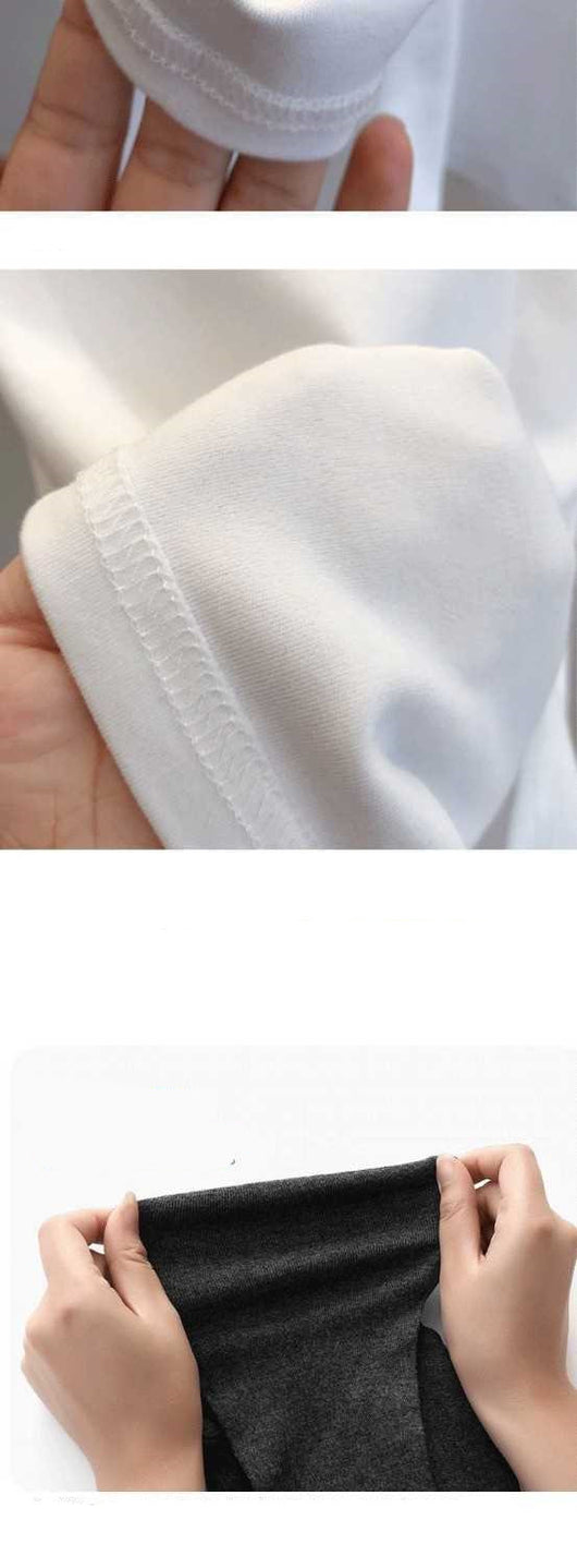 Camiseta Cuello Alto de Algodón para Hombre y Mujer - Manga Larga Clásica - Image 10