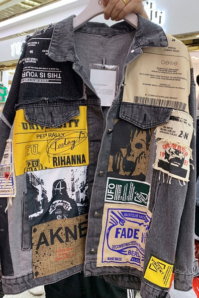 Chaqueta Denim Patchwork - Image 6