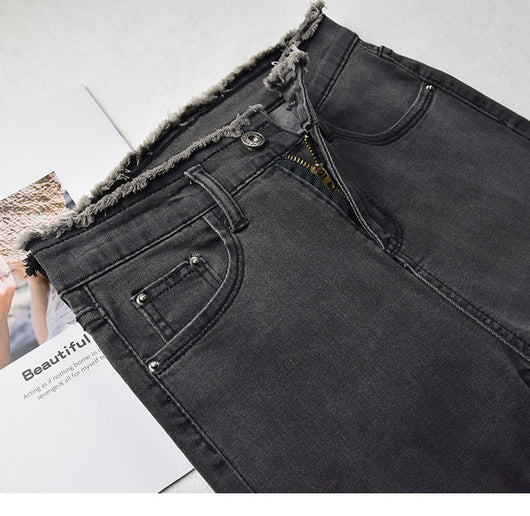 Jeans de Talle Alto Mujer Capri Nueve Puntos - Image 7