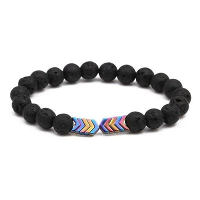 Pulsera de Piedra Natural Volcánica con Magnetismo para Hombre y Mujer - Image 10