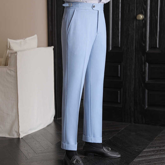 Calça Social Masculina Elástica Napolitana sem Amassar