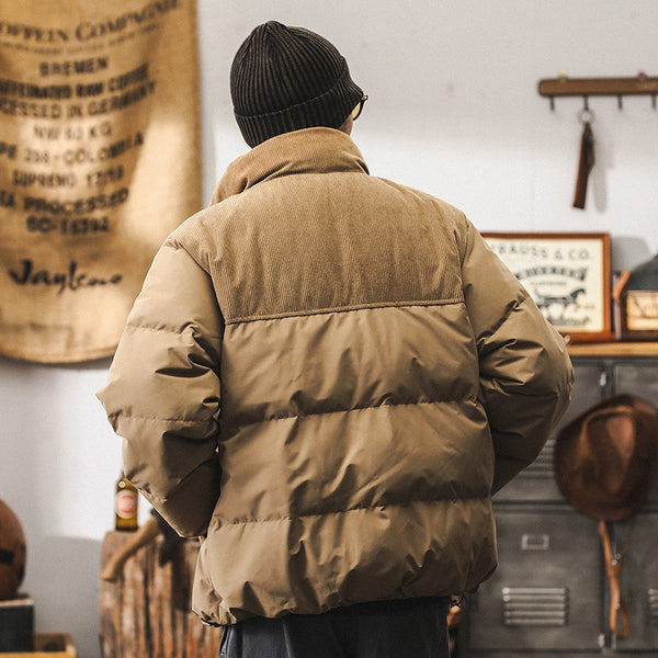 Chaqueta de Plumón de Pato para Hombre - Abrigo Invernal Americano