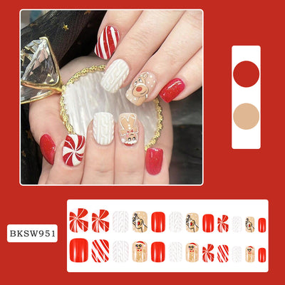 Uñas Decorativas Copo de Nieve - Diseño Navideño SMD - Image 9