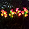 Lámpara Solar Flor de Loto con 4 LEDs para Jardín