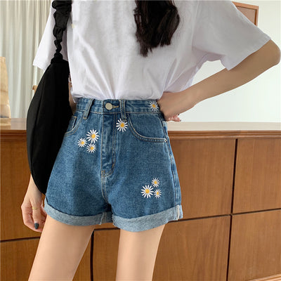 Shorts Baggy de Mezclilla Daisy con Pierna Ancha - Image 6