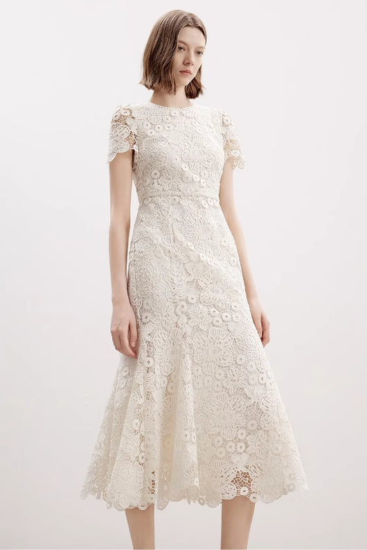 Vestido Ajustado con Encaje Elegante para Mujer - Image 15