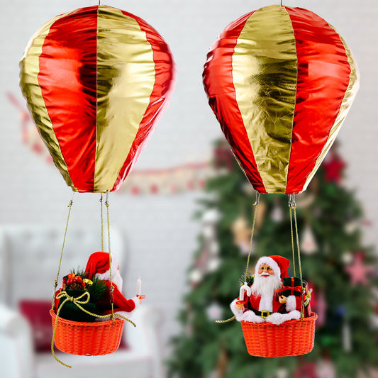 Globo Aerostático Navideño para Techo - Decoración Atmosférica